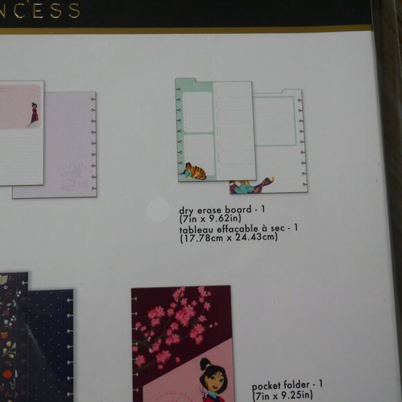 NEW Happy Planner Disney Princess Classic Planner Companion Folders Papers - Picture 11 of 16